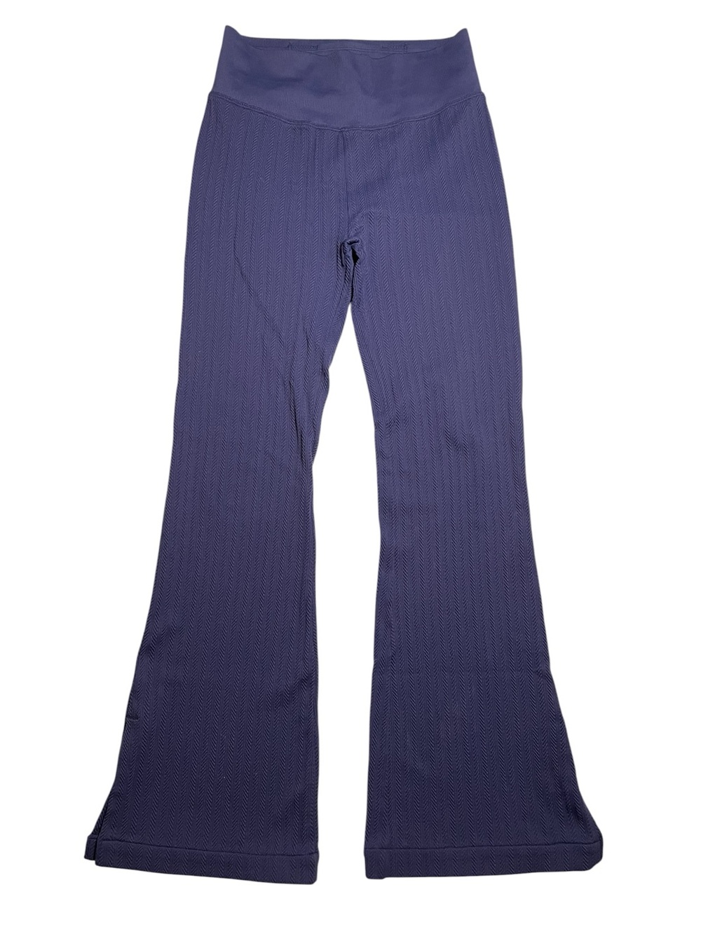 Victoria’s Secret PINK Navy Blue Flare bottom Ribbed leggings. Size M.